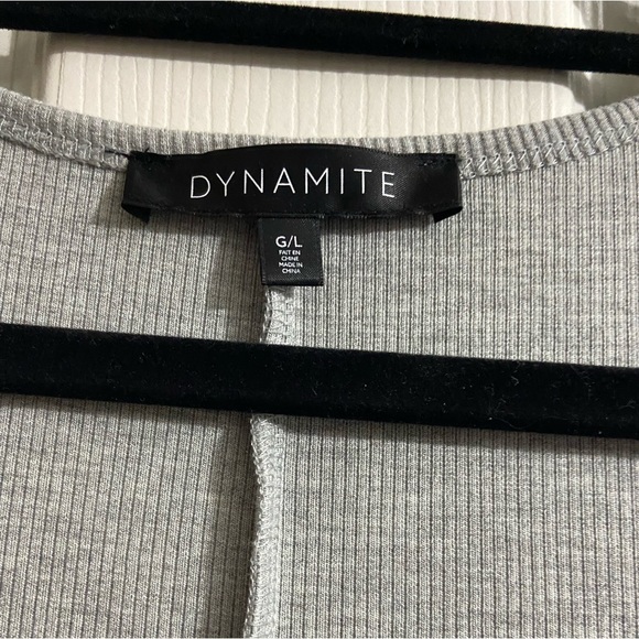 Dynamite Rae Ribbed Henley Tank Bodycon Dress - Picture 3 of 8